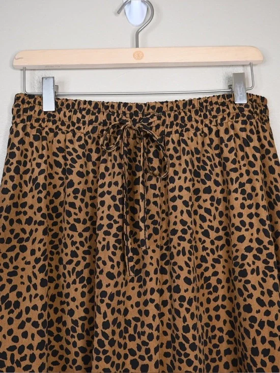 BlueTime Women's L Animal Print Maxi Skirt - Picture 4 of 7